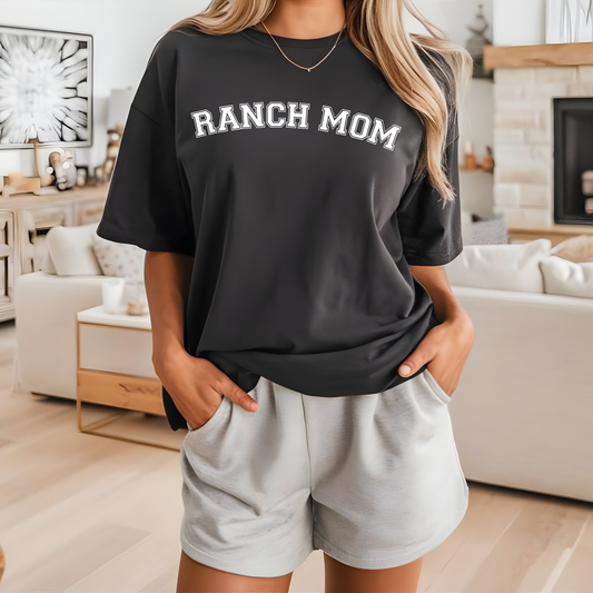Ranch Mom Tee - Black